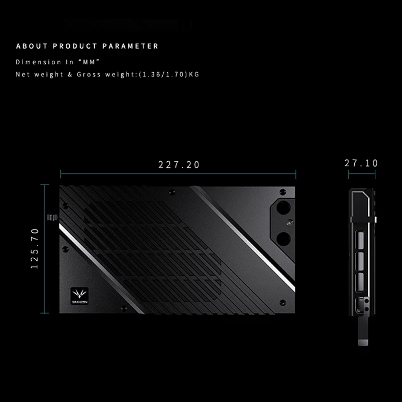 بلوك تبريد Granzon لبطاقة الفي - مراجعة Rtx 4080 Water Cooling Block وسعره